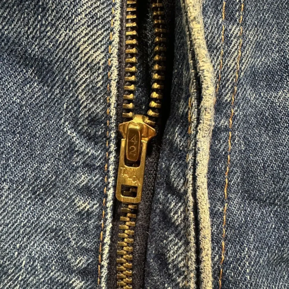 Levi's VTG Jeans 517 Big E Orange Tab Patches Bootcut 1969-1971 Talon Zip 32x34